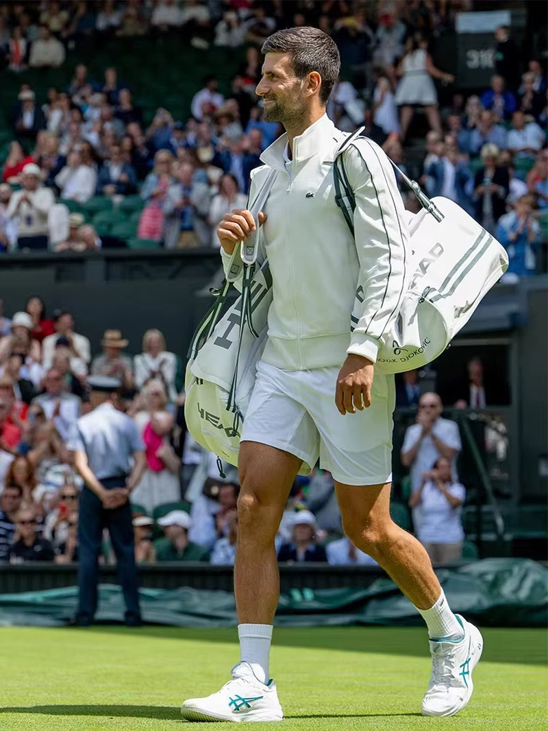 Tennis Backpack Djokovic Signed Single Shoulder Tennis Handbag Large-Capacity Duffel Bag with Independent Shoe Compartment
