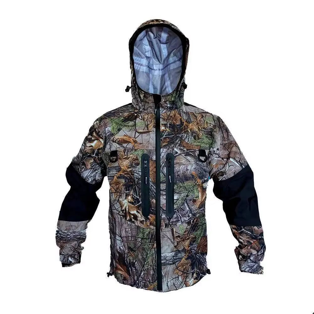 ELUANSHI Waterproof Breathable Fly Fishing Clothes Wader Jacket Wading Clothing Apparel