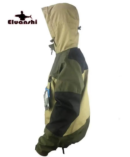 ELUANSHI Waterproof Breathable Fly Fishing Clothes Wader Jacket Wading Clothing Apparel
